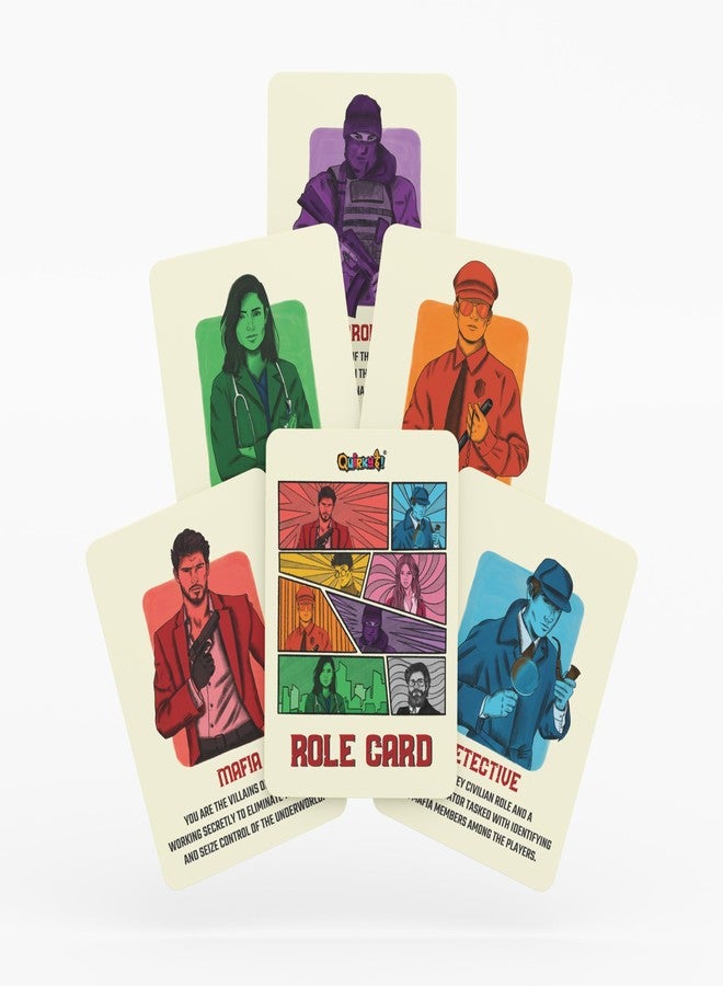 Gangaur Mafia City Engaging Role Playing Party for Adults and Teens Fun Entertainment for Game Nights Gatherings and Parties Classic Mafia Experience | 6 to 20 Players | Mystery Party Game - Image 3